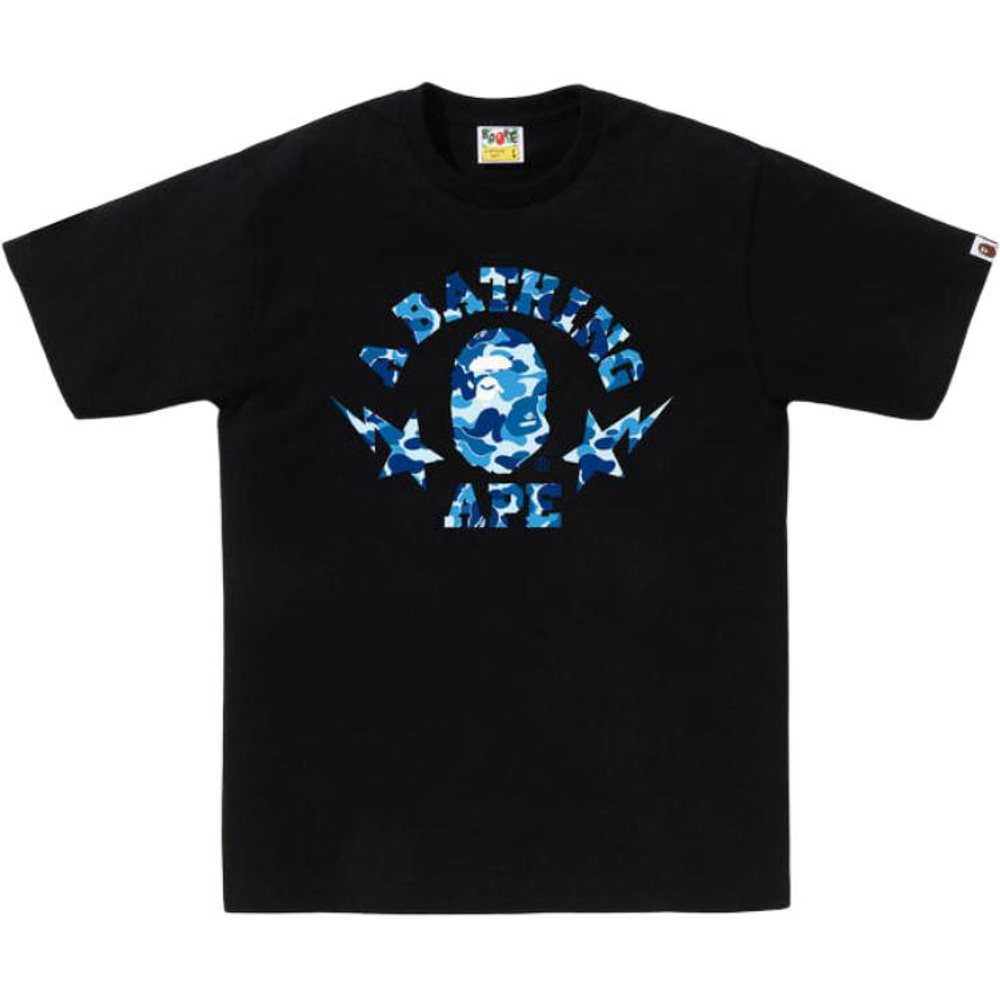 A Bathing Ape Bathing Ape Fw25 Футболка черный синий