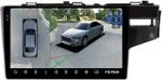 Магнитола для Honda Fit 3 2013-2020 (штатная камера ЗВ, рамка 10) - Teyes CC3-2K-360 на Android 10, Быстрая, 2K QLED, CarPlay, 4G SIM-слот, 4 камеры в комплекте