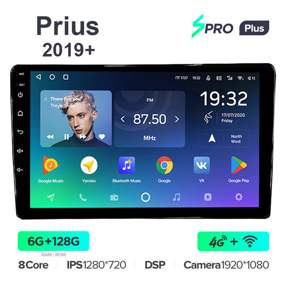 Teyes SPRO Plus 9"для Toyota Prius 2019+