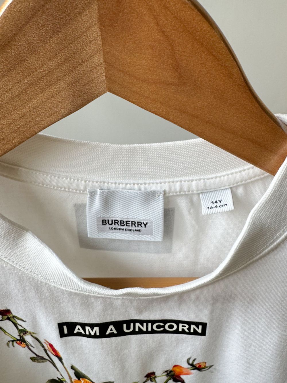 Хлопковая футболка Burberry, 164