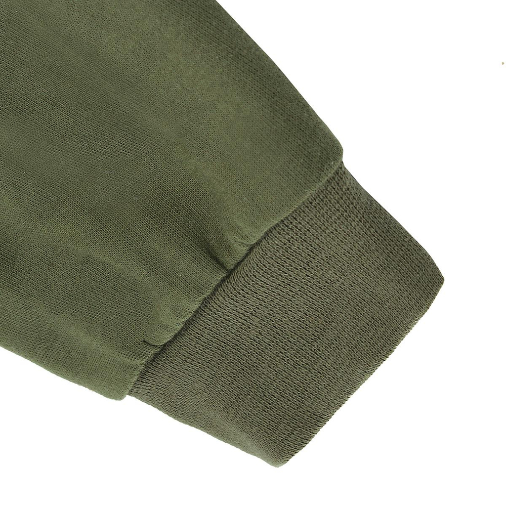 Джемпер д/мальчика футер M1121FN-2 р.86 т.хаки (Такро)