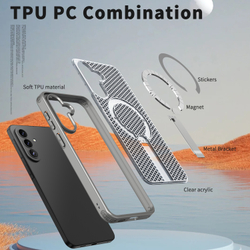 Прозрачный чехол Mesh Pro Magnetic Case для Samsung Galaxy A37 5G
