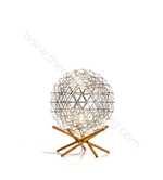 Floor lamp   Raimond Tensegrity by Moooi (Gold,  D 61 cm)