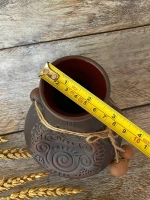 Керамическая вазочка с шариками
