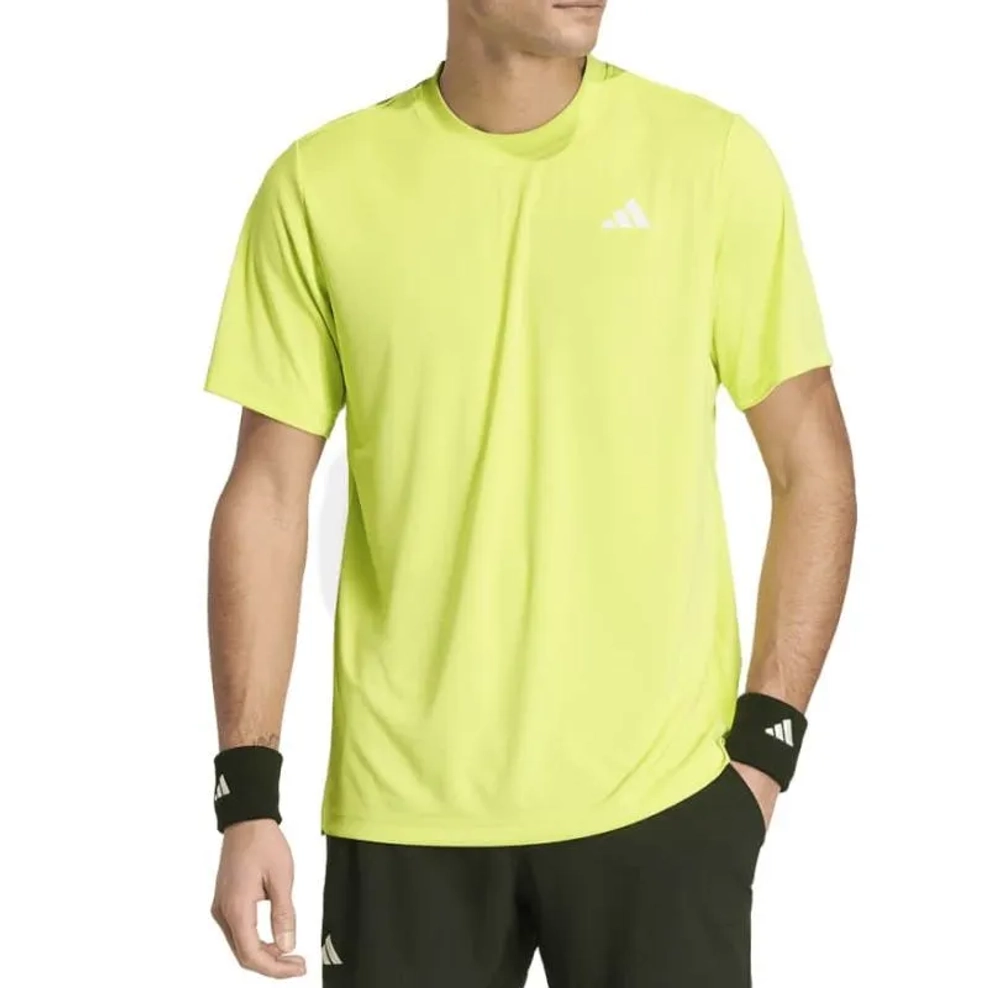 Теннисная футболка Adidas Club Climacool Tennis - semi frozen lemon