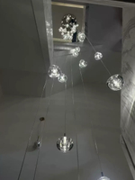 Pendant design lamp Mizu by Terzani (7 suspension)