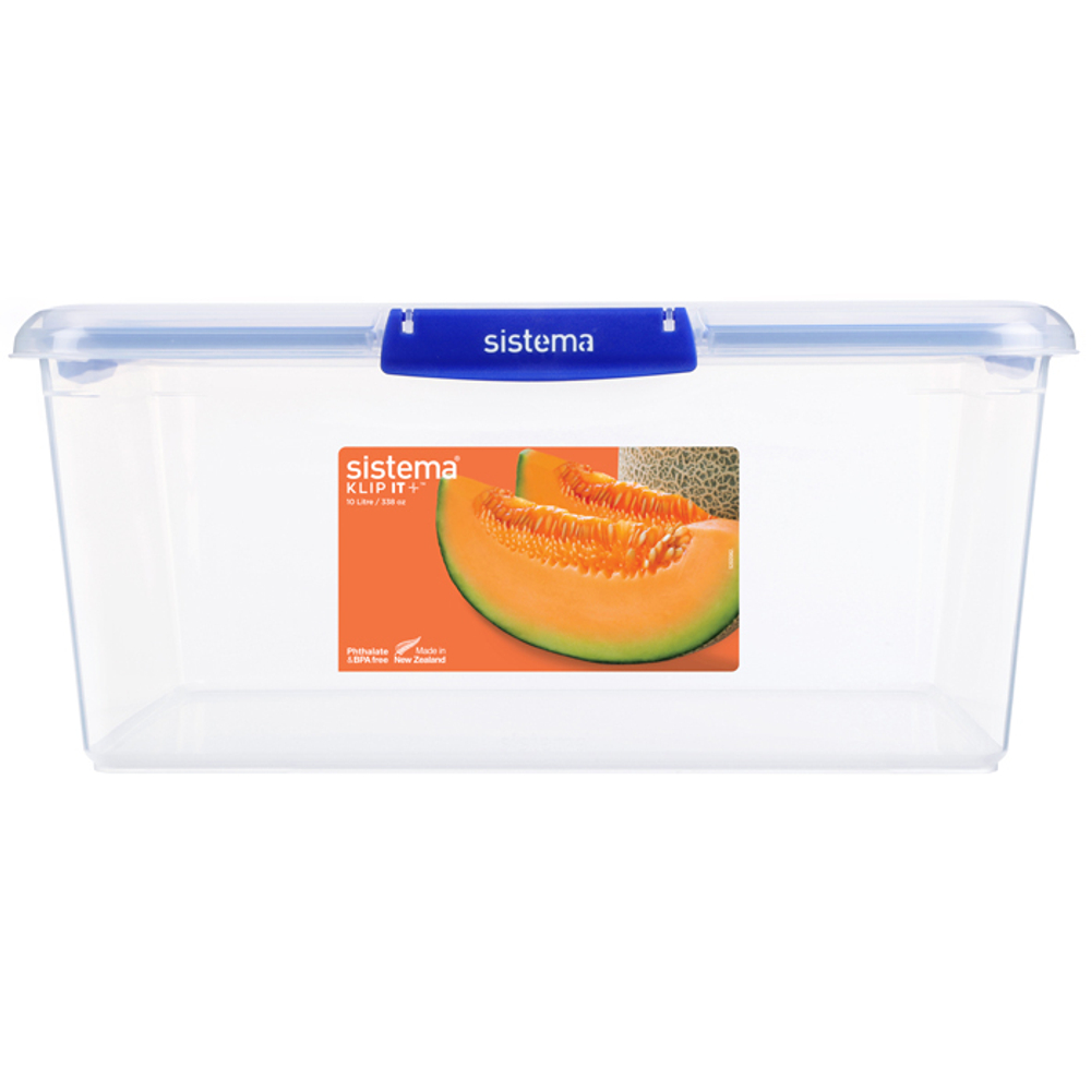 Контейнер 10л Sistema Klip It+ синий