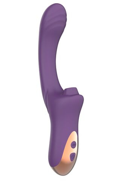 Вагинально-клиторальный вибратор Secwell SW3044-purple