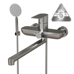 Смеситель для ванны и раковины 35k MIXLINE МЛНС-021(MLSS-021) НЕРЖ