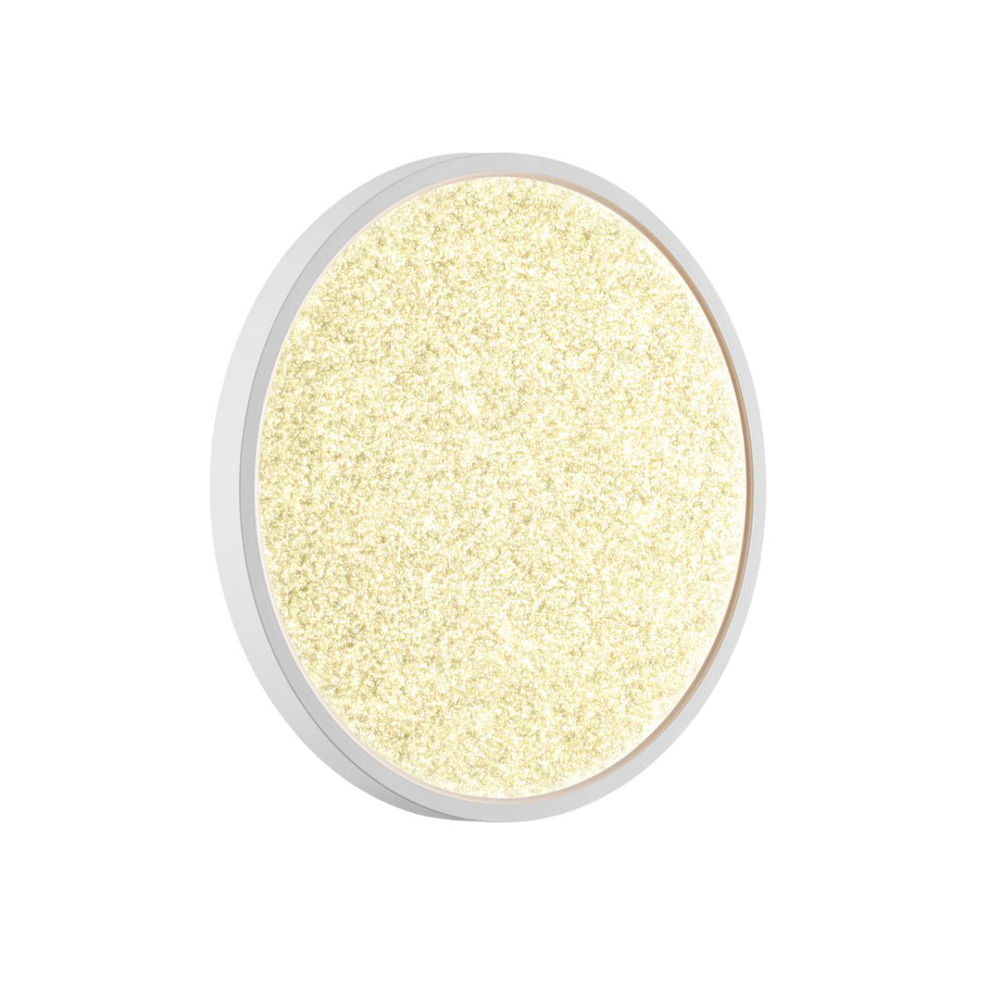 7661/24L MITRA LED SN 555 Светильник пластик/белый LED 24Вт 3000/4000K D300 IP40 OMEGA WHITE