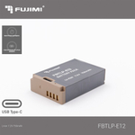 Аккумулятор Fujimi FBTLP-E12 (750 mAh) с портом USB-C