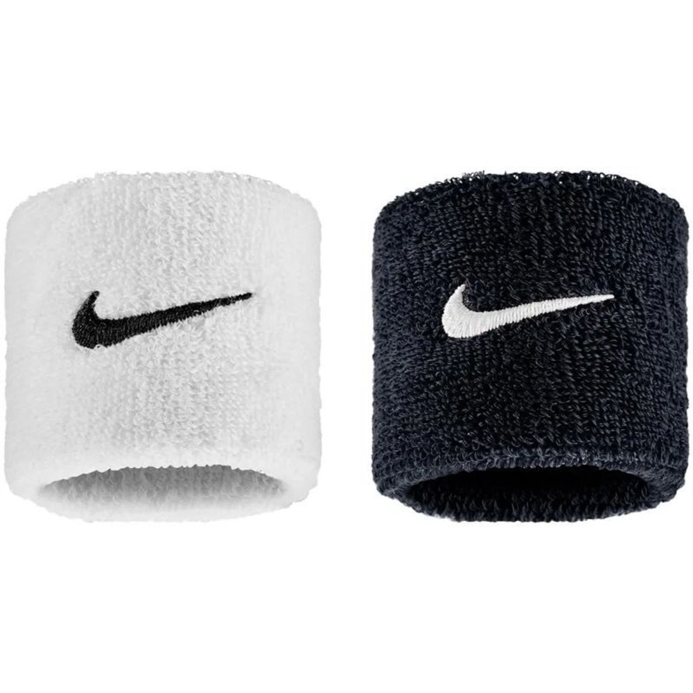 Frotka tenisowa Nike Swoosh 2P - black/white/black