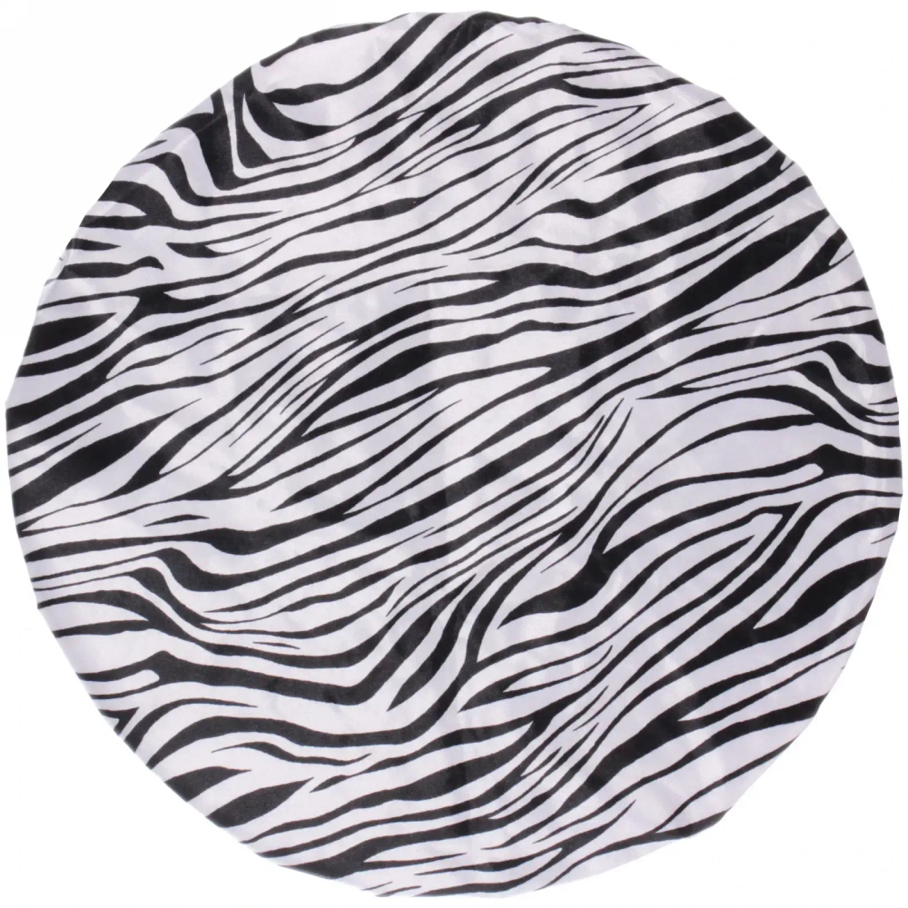 Шапочка для душа «Ультрамарин - Zebra», микс 4 цвета, d-24 см (двухсторонняя, внутренний слой EVA)