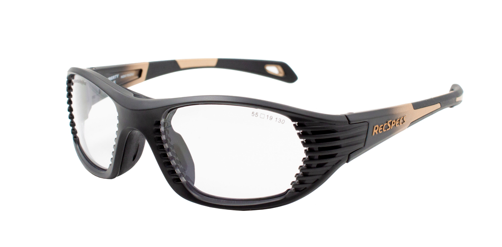 Спортивные очки с диоптриями Rec Specs / Ma-1 / Matte Black Gold Fade