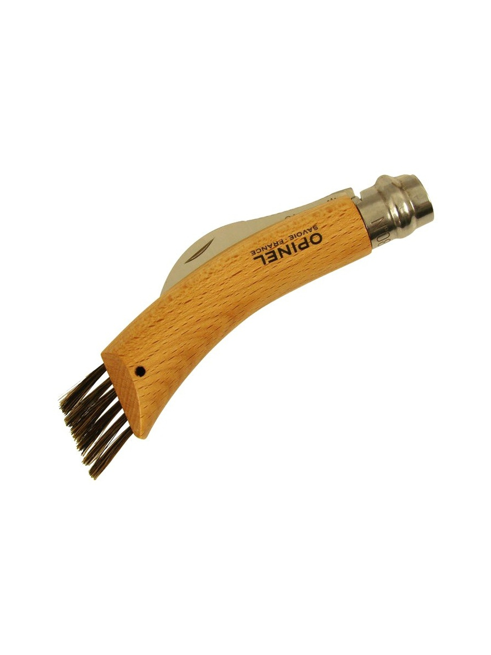 Нож грибника Opinel №8, нержавеющая сталь, рукоять бук, коробка, 001252