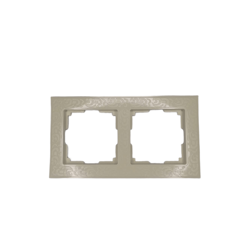 Рамка Werkel Flock на 2 поста слоновая кость WL05-Frame-02-ivory 4690389046919