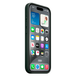 Тканевый чехол с поддержкой MagSafe Apple FineWoven Case для iPhone 15 Pro, Evergreen (Вечнозеленый)