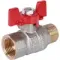 Кран шаровый ROMMER Н-В 1/2" бабочка стандартнопроходной 39789
