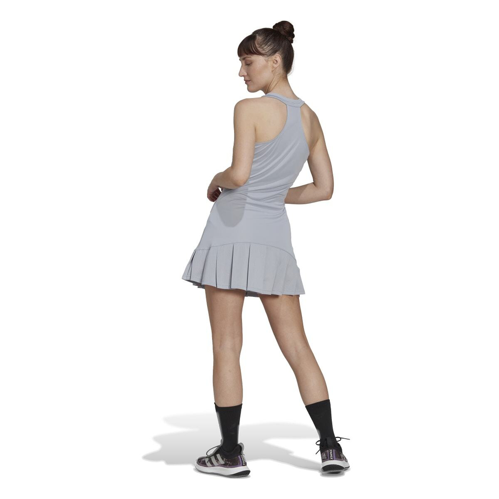 Женская Платье теннисное Adidas Club Dress - halo silver