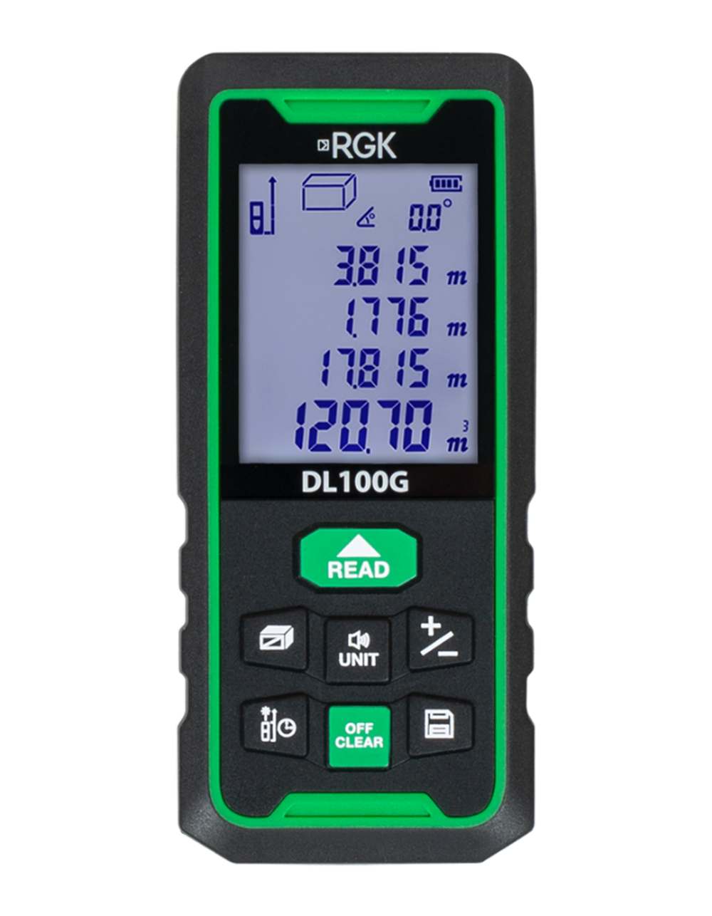 Лазерный дальномер-рулетка с поверкой DL100G RGK 778190/1