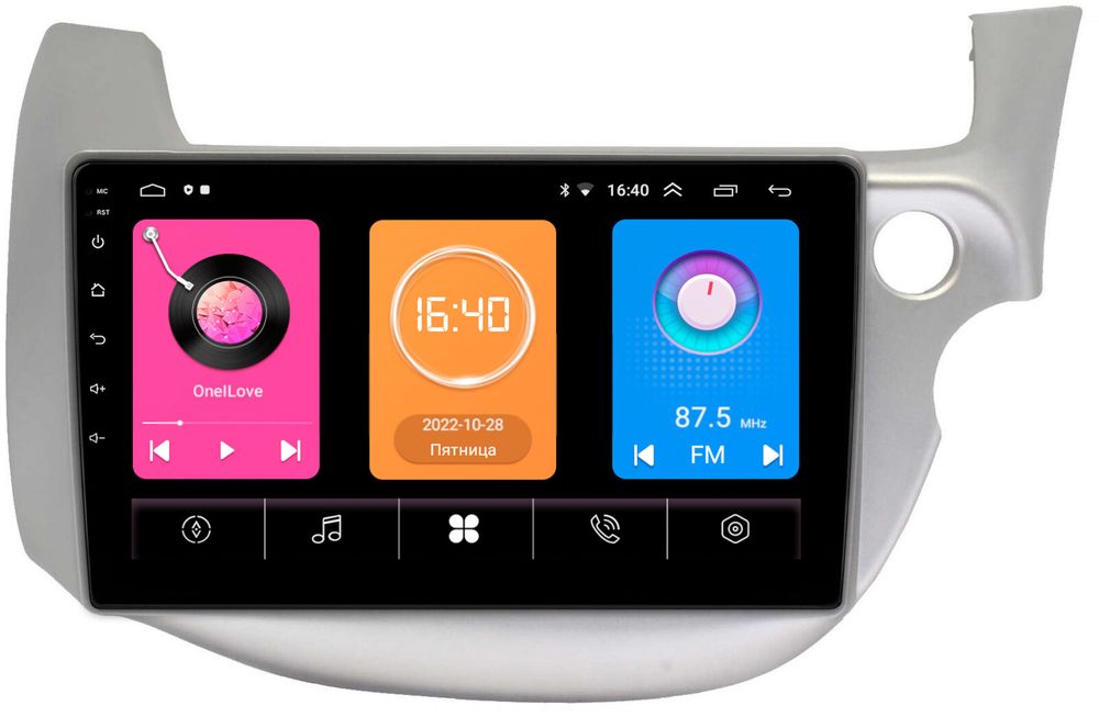 Магнитола для Honda FIT 2 2007-2014, FIT Shuttle - GT10-671 на Android 10