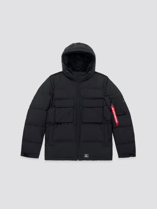 Куртка утепленная мужская ALPHA INDUSTRIES HOODED PUFFER JACKET