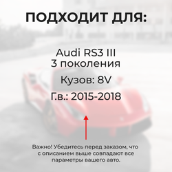 Ремкомплект ограничителей дверей Audi RS3 (III) 8V (2 двери, тип 14) 2015-2018