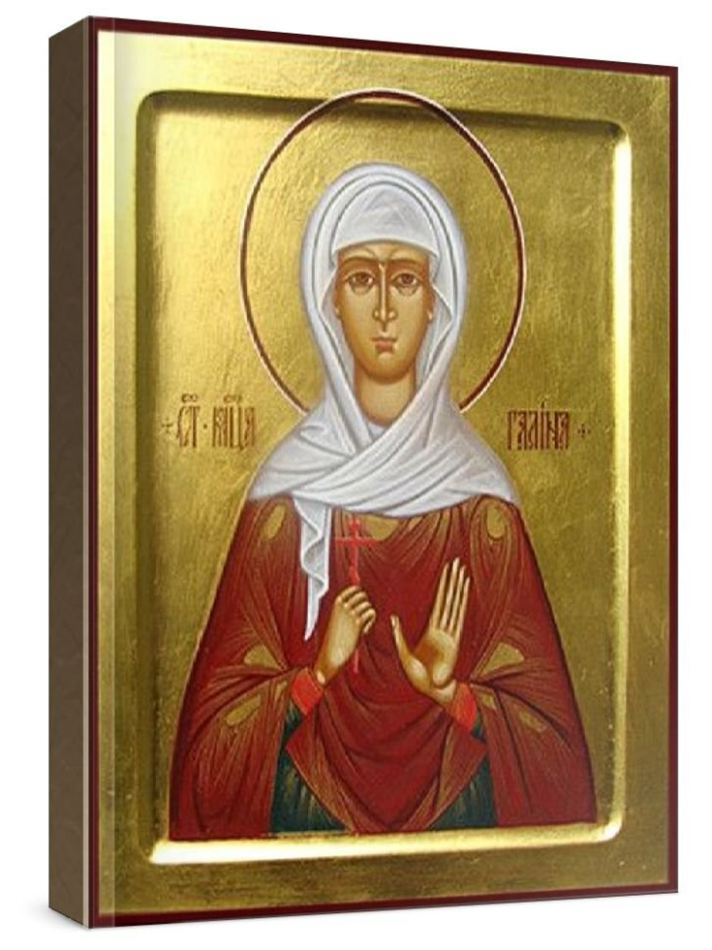 Ирина Коринфская (рукописная икона)