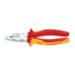 Плоскогубцы комбинированные хромированные 190 мм Knipex 01 06 190