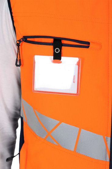 Жилет утепл. «Active» мужской оранжевый синий