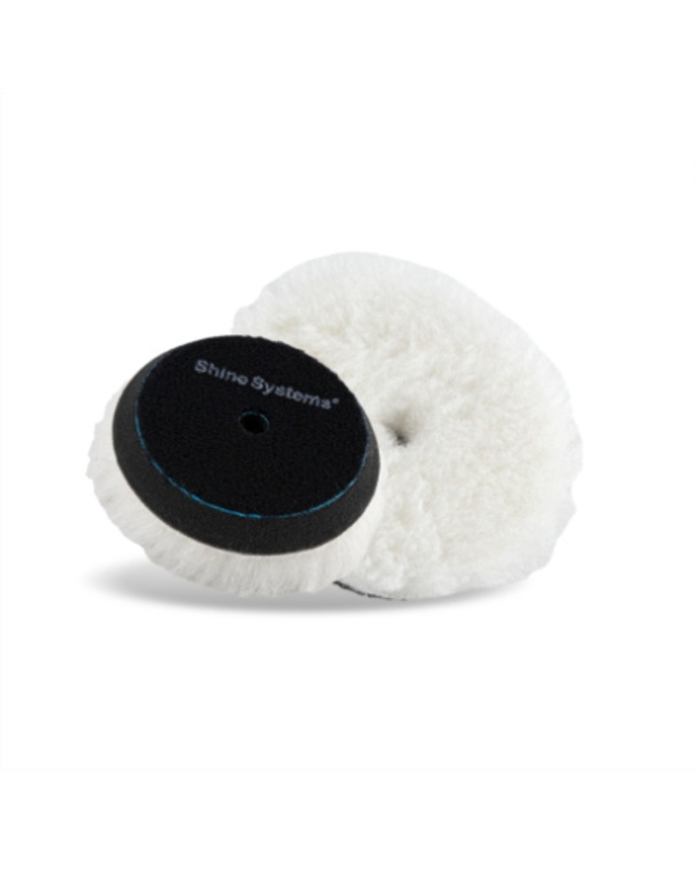 Shine Systems Cotton Wool Pad - полировальный круг мех с хлопком 75 мм