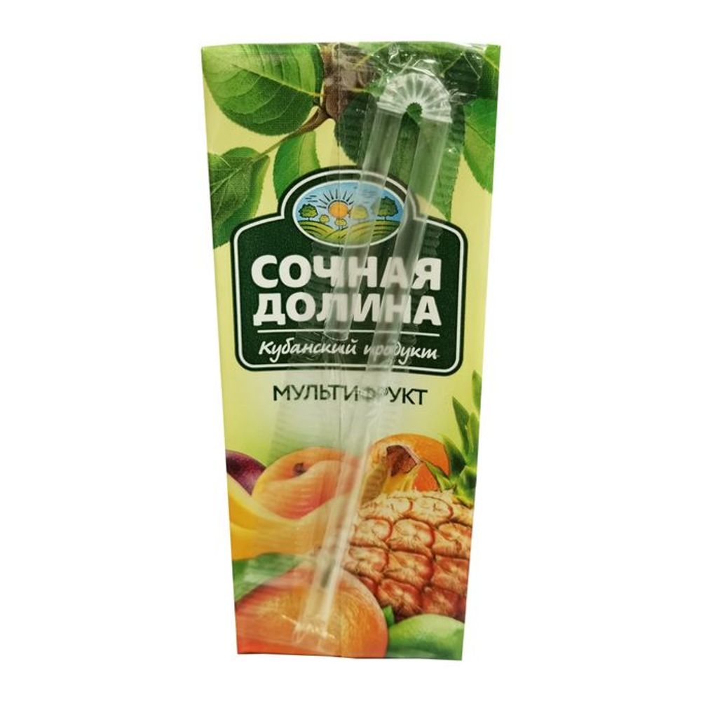 Нектар Сочная долина 0,2л мультифрукт