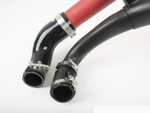 Пайп кит ECS Tuning Volkswagen, Audi, Seat, Skoda, Cupra MQB Gen3/Gen4 1.8/2.0T High Flow Turbo Outlet Pipe Kit - Wrinkle Red