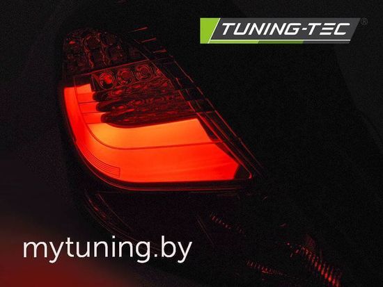 Задние фонари для Opel Corsa D 3D (06-14) LED Red Smoke