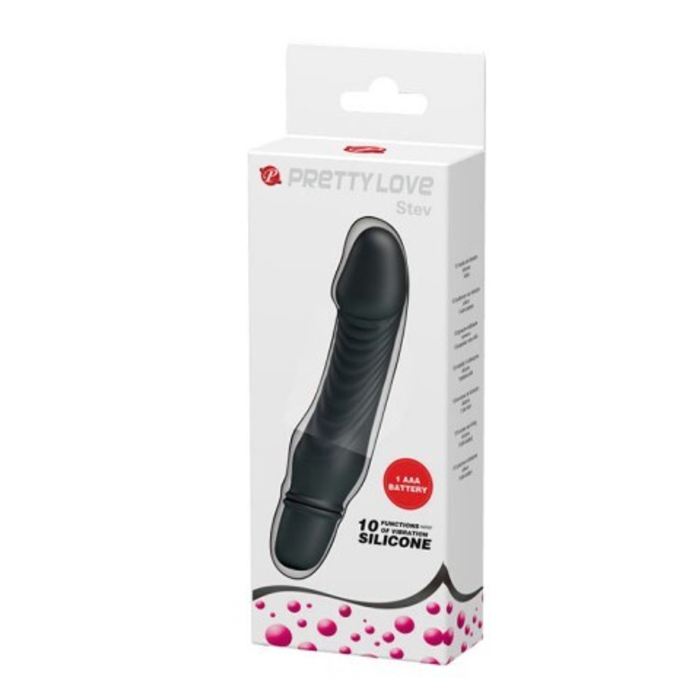 Мини вибратор "Stev" 13,5 x 2,9 см. розовый