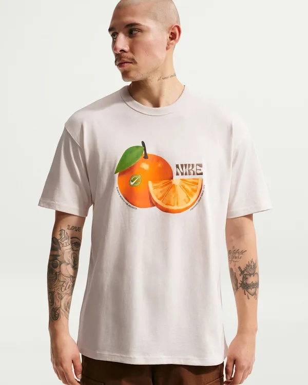 Футболка мужская NIKE U NSW TEE LSE PREM ORANGE