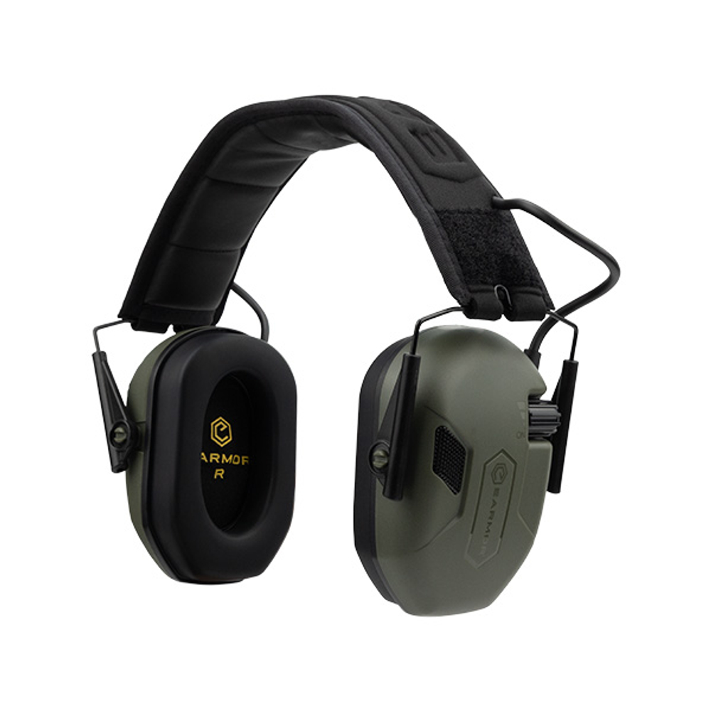 Наушники активные EARMOR M300A-FG, NRR 22, зеленые