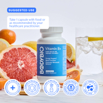 BodyBio, витамин B+, 90 капсул