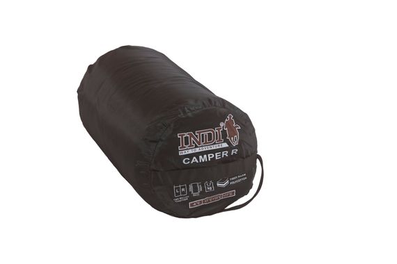 Спальный мешок INDI Camper R-zip от -6 °C (одеяло с подголовником 195+35X90 см)