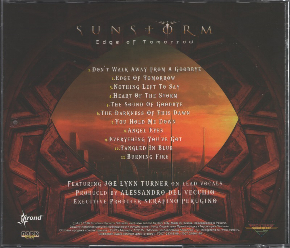 Sunstorm / Edge Of Tomorrow (RU)(CD)