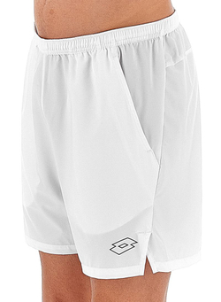 Мужские теннисные шорты Lotto Tech I 7" Short - bright white/all black