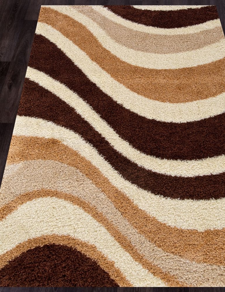 Comfort Shaggy s607 BEIGE-BROWN Рулон