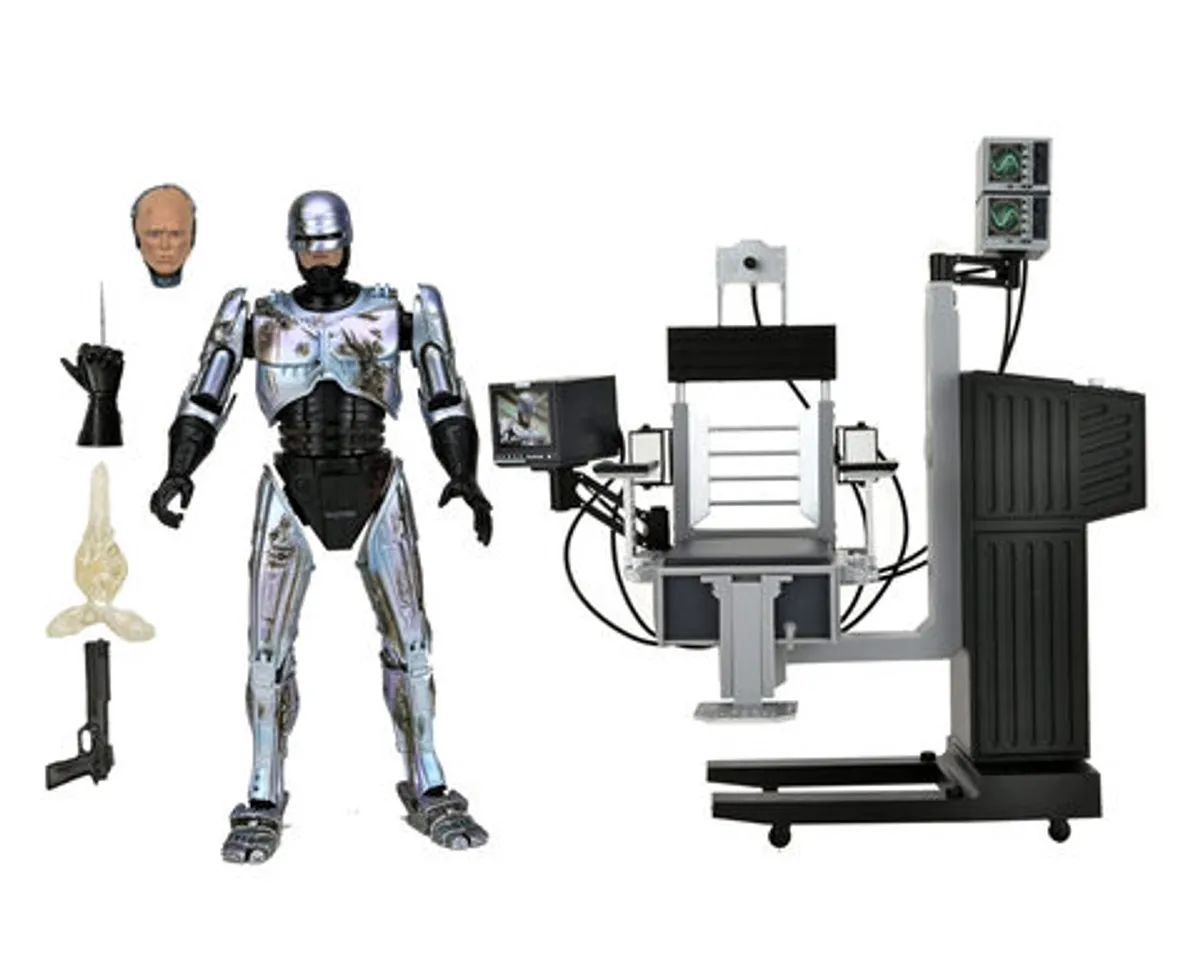 Фигурка NECA Robocop: Robocop Battle-Damaged with Chair