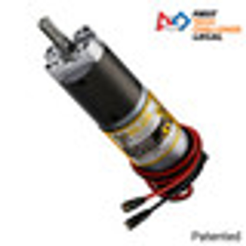 5203 Series Yellow Jacket Planetary Gear Motor (71.2:1 Ratio, 24mm Length 8mm REX™ Shaft, 84 RPM, 3.3 - 5V Encoder)