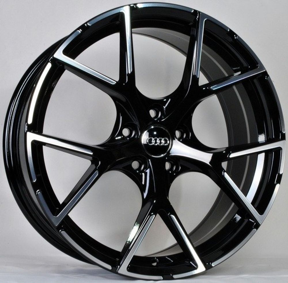 Автодиск STUTTGART 8x19/5x112 ET42 D66.6 (TS5616) BLACK MACHINED FACE WITH CLEAR LACQUER