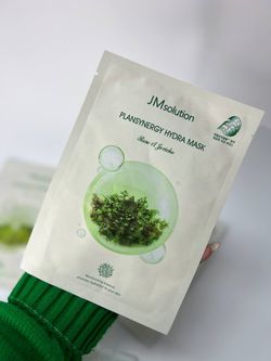 JM SOLUTION Увлажняющая тканевая маска с розой Иерхона Plansynergy Hydra Mask Rosa Of Jericho 30 мл.