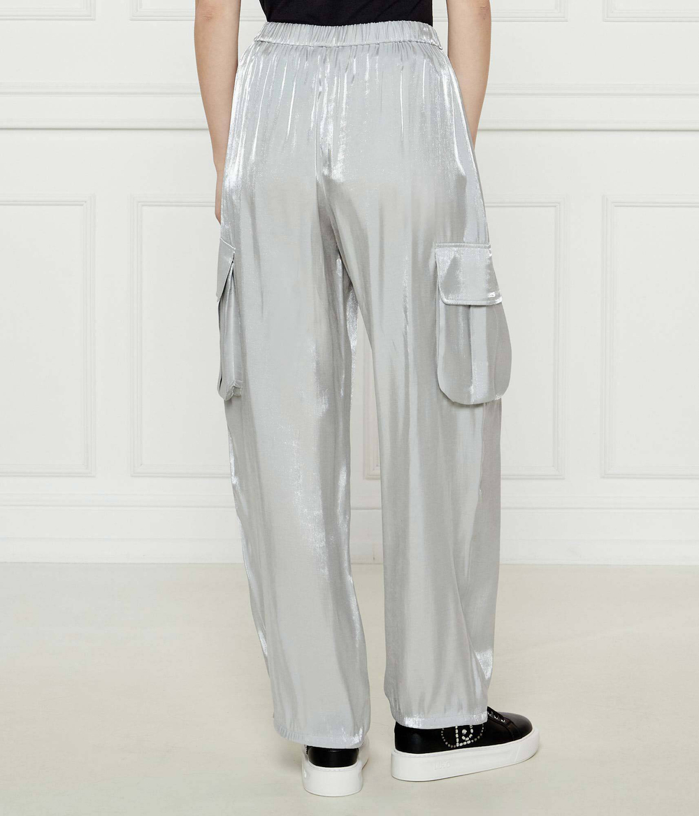 Сатиновые штаны карго Armani Exchange - серебряный(XW000139 AF10839)