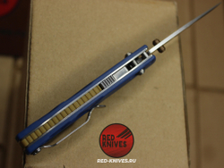 Нож Benchmade Mini Barrage® | Blue Canyon Richlite