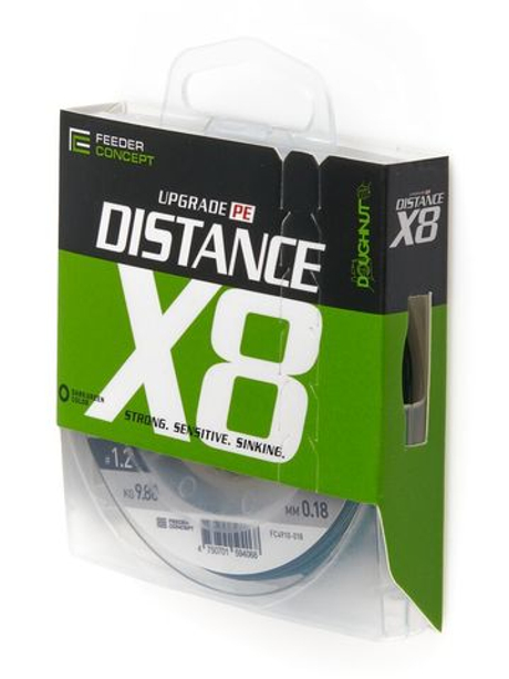 Леска плетёная Feeder Concept DISTANCE X8 150м, 0.18мм