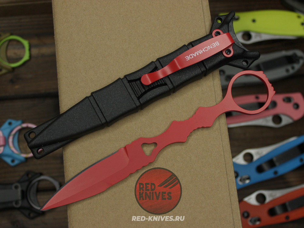 Нож Benchmade SOCP L D/E 1/2 Acid RED - кислотно красный